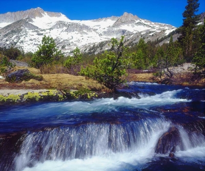 Picture of CA, SIERRA NEVADA A CREEK IN THE HIGH SIERRA