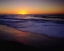 Picture of CA, SAN DIEGO, A BEACH ON THE OCEAN AT SUNSET