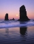 Picture of OR, CANNON BEACH THE NEEDLES ROCK MONOLITHS