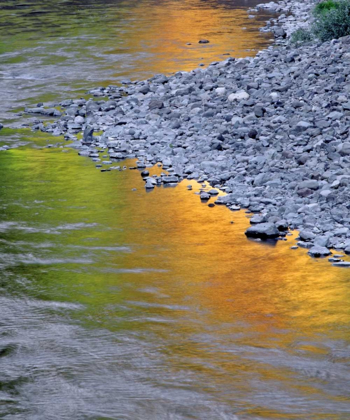 Picture of OREGON AUTUMN REFLECTIONS IN COLLAWASH RIVER