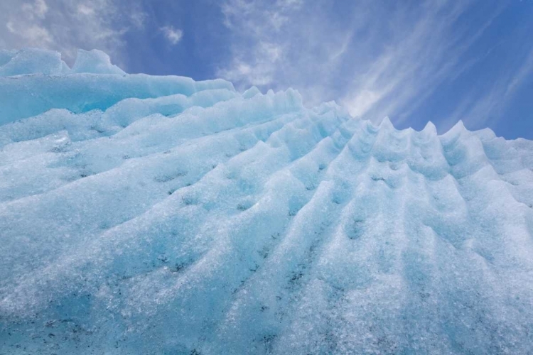 Picture of AK, GLACIER BAY ICE FORMATION ON MCBRIDE GLACIER