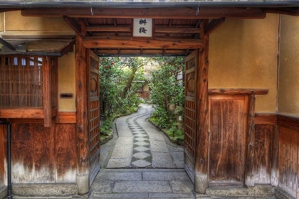 Picture of ASIA, JAPAN, KYOTO ENTRANCE TO A HOME