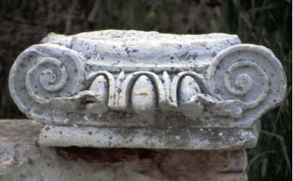 Picture of TURKEY, EPHESUS ROMAN IONIC COLUMN FRAGMENT