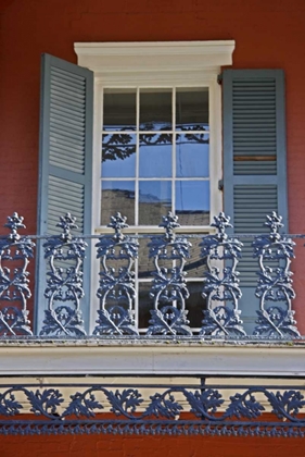 Picture of LOUISIANA, NEW ORLEANS, HISTORIC WINDOW DETAIL