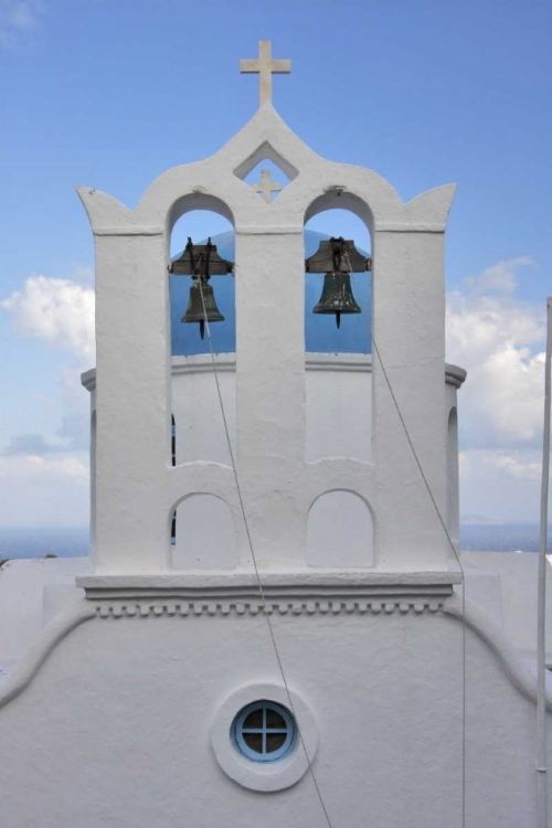 Picture of GREECE, SIFNOS, APOLLONIA CYCLADIC BELL TOWER
