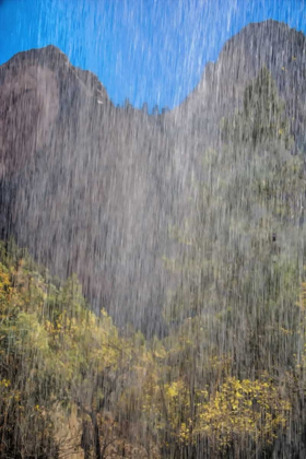 Picture of USA, UTAH, ZION NP WATERFALL SCENIC