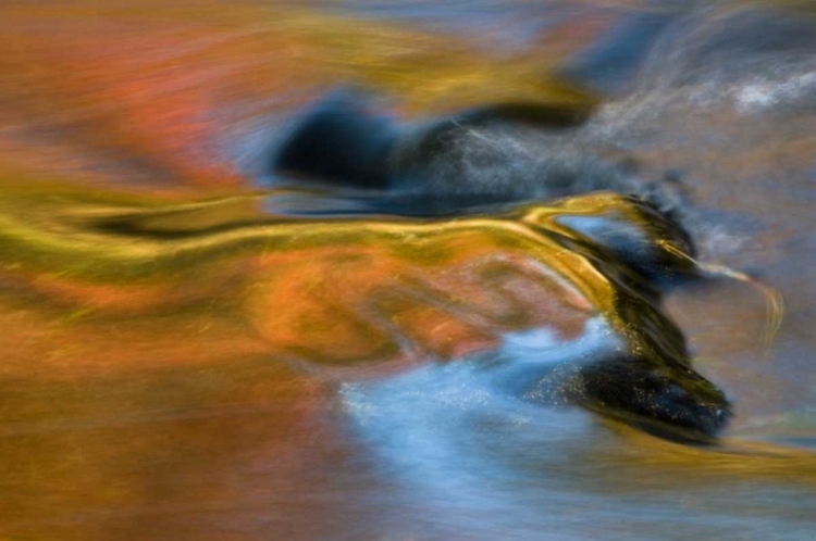 Picture of MICHIGAN, UPPER PENINSULA BOND FALLS REFLECTIONS