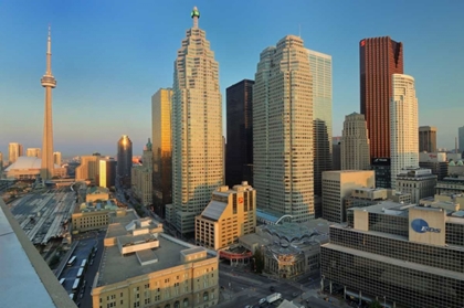 Picture of TORONTO CITY AT DUSK WITH CN TOWER