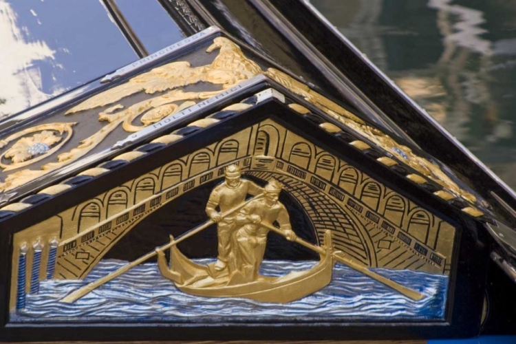 Picture of ITALY, VENICE GONDOLA DETAILS