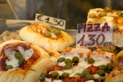 Picture of ITALY, VENICE PIZZA SLICES FOR SALE