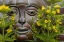 Picture of GARDEN ORNAMENT AMID LOOSESTRIFE FLOWERS