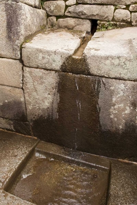 Picture of PERU, MACHU PICCHU INCA STONE WATER FOUNTAINS