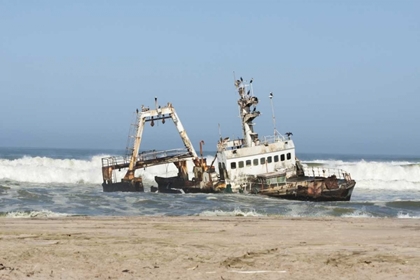 Picture of NAMIBIA, HENTIES BAY STRANDED SHIPWRECK ZIELA