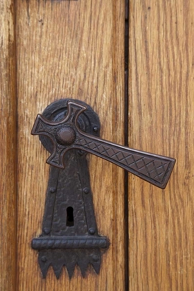 Picture of NAMIBIA, DOOR HANDLE AT CHRISTCHURCH CATHEDRAL
