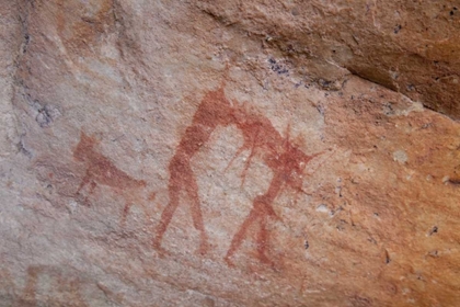 Picture of SOUTH AFRICA, SEVILLA TRAIL ROCK ART PAINTING