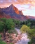 Picture of UTAH, ZION NP AT SUNSET