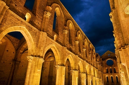 Picture of ITALY, TUSCANY, SAN GALGANO SAN GALGANO ABBEY