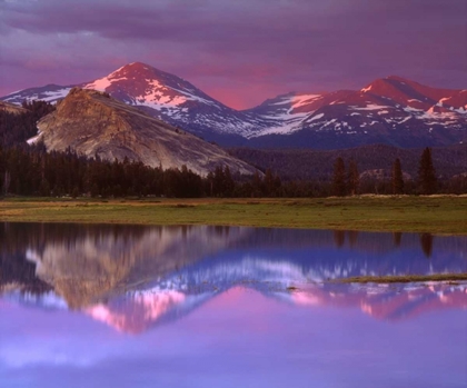 Picture of CA, YOSEMITE LEMBERT DOME AND TUOLUMNE RIVER