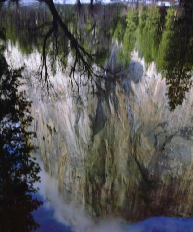 Picture of CA, YOSEMITE EL CAPITAN AND THE MERCED RIVER