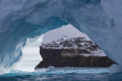 Picture of SOUTH GEORGIA ISLAND, IRIS BAY ICEBERG ARCH