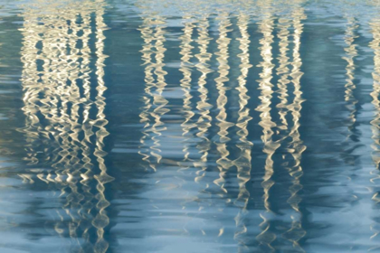 Picture of CA, SAN DIEGO REFLECTION ON CHILDRENS PARK POOL