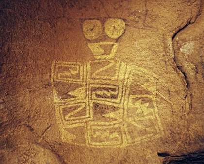 Picture of TX, HUECO TANKS SP A TLALOC PICTOGRAPH