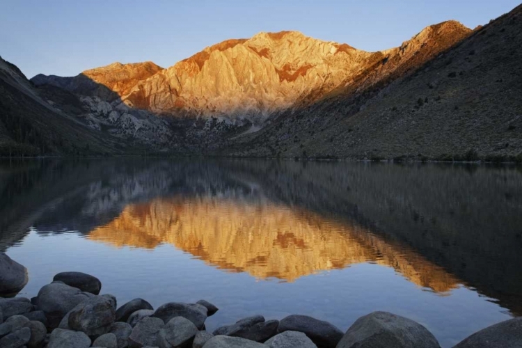 Picture of USA, CALIFORNIA CONVICT LAKE AT SUNRISE