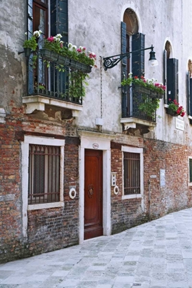 Picture of ITALY, VENICE A RESIDENTIAL SIDE STREET