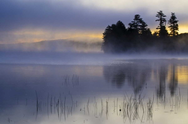 Picture of NEW YORK, ADIRONDACK MTS, AUTUMN ON RAQUETTE LAKE