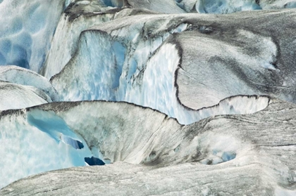 Picture of AK, INSIDE PASSAGE GLACIER PATTERNS AND BLUE ICE