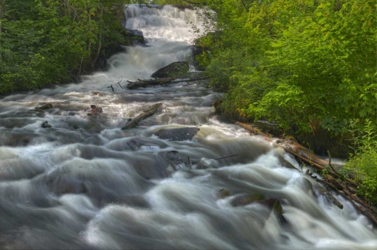 Picture of CANADA, ONTARIO, RALEIGH FALLS IN SPRING