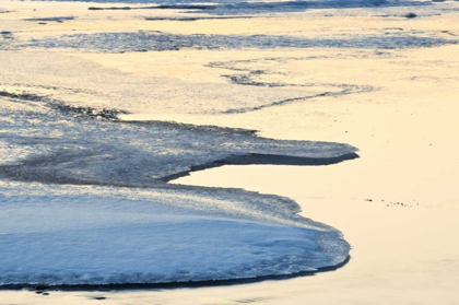 Picture of CANADA, ONTARIO ICE PATTERNS ON HOPE BAY