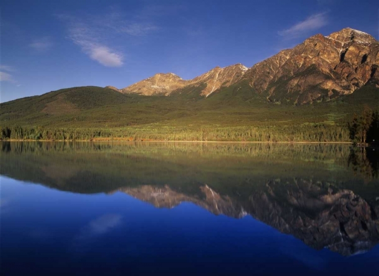 Picture of CANADA, ALBERTA, PYRAMID LAKE IN JASPER NP