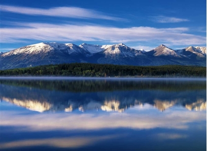 Picture of CANADA, ALBERTA, PYRAMID LAKE IN JASPER NP