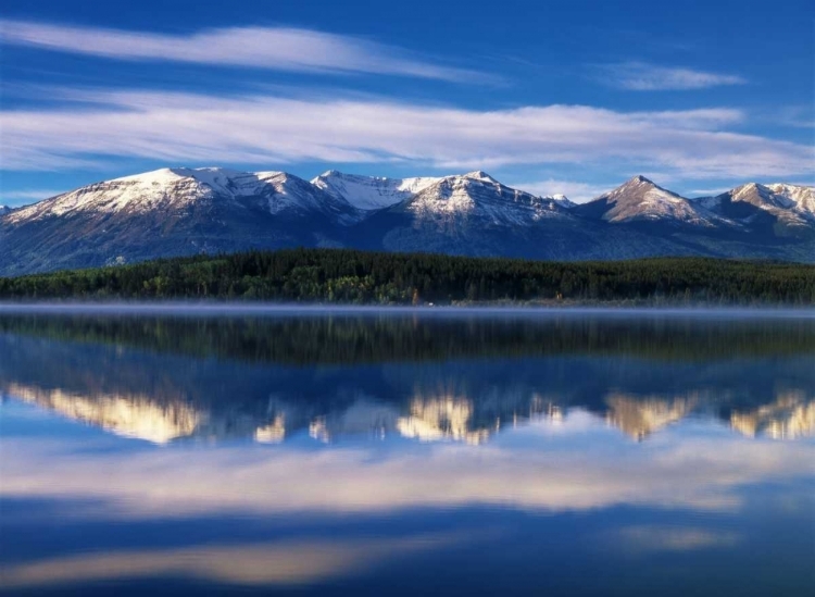 Picture of CANADA, ALBERTA, PYRAMID LAKE IN JASPER NP