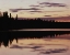 Picture of CANADA, MANITOBA, SUNRISE OVER CHILDS LAKE