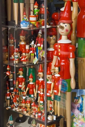 Picture of ITALY, TUSCANY, COLLODI PINOCCHIO PUPPETS