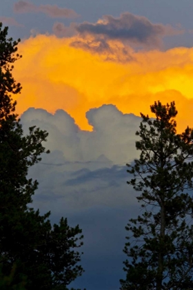 Picture of CO, FRISCO THUNDERSTORM OVER THE ROCKY MTS