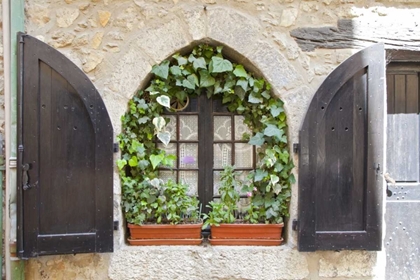 Picture of FRANCE, PROVENCE, VENCE WINDOW AND SHUTTERS