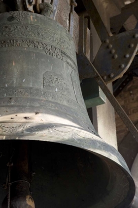 Picture of ITALY, VENICE CAMPANILE BELL WITH LATIN