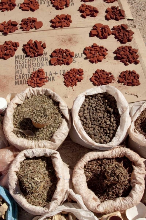 Picture of NAMIBIA, OPUWO FRAGRANT HERBS AND OCHRE