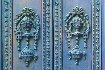 Picture of MEXICO, GUANAJUATO DETAIL OF WOODEN DOOR