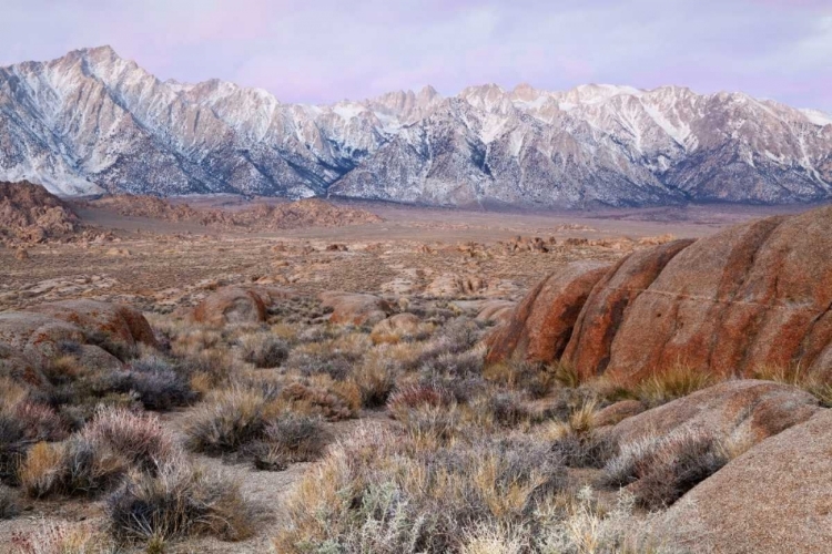 Picture of CALIFORNIA LONE PINE PEAK AND MT WHITNEY