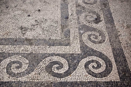 Picture of ITALY, CAMPANIA, POMPEII MOSAIC FLOOR PATTERNS