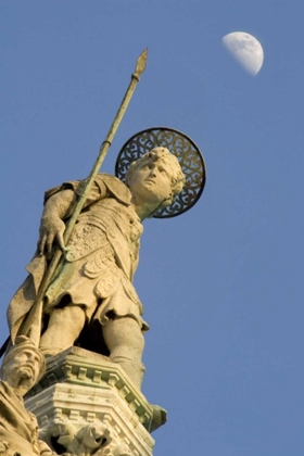 Picture of ITALY, VENICE BASILICA DI SAN MARCO AND STATUE