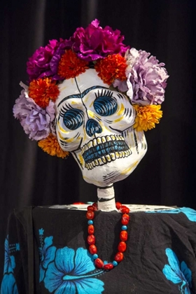 Picture of AZ, PHOENIX SKELETON WITH HAIR MADE OF FLOWERS
