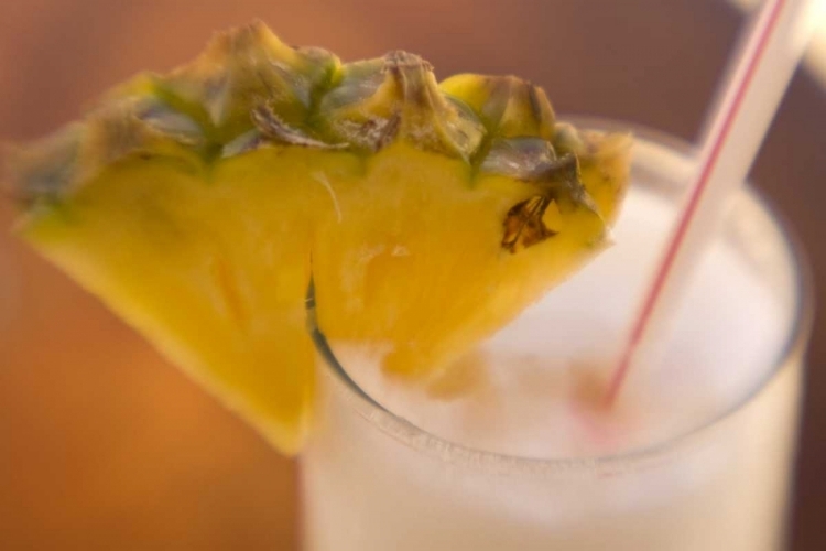 Picture of FRENCH POLYNESIA TROPICAL DRINK WITH PINEAPPLE