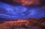 Picture of CA, DEATH VALLEY NP SUNRISE AT ZABRISKIE POINT