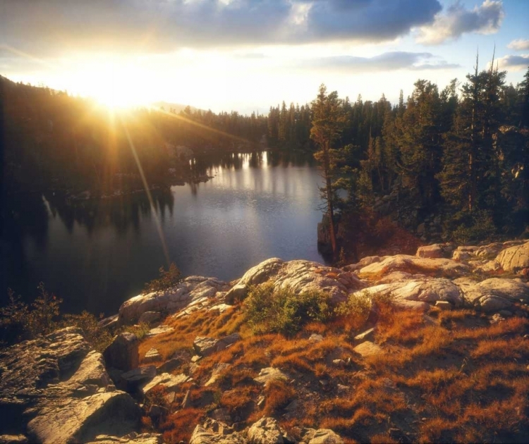 Picture of CALIFORNIA SUNSET OVER SKELTON LAKE