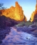 Picture of USA, UTAH, A STREAM NEAR FISHER TOWERS